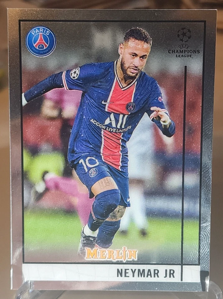 Neymar Jr 2020-21 Topps Merlin Collection Chrome UCL #58 - Image 1 of 2