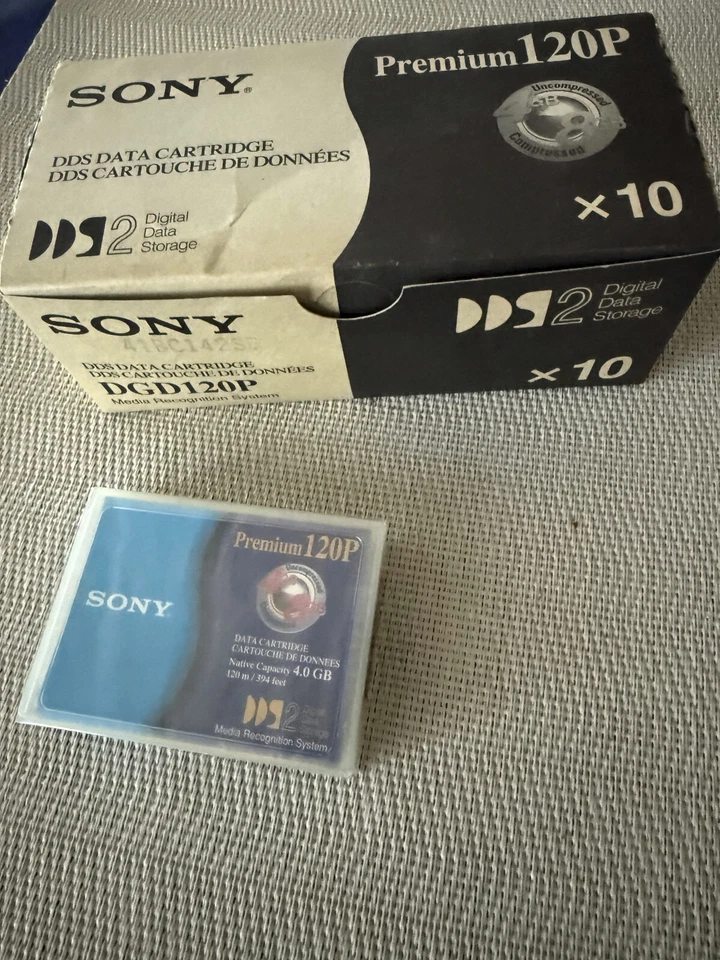 Sony DDS 2 Data Cartridge 10-Pack neu original verpackt - Bild 1 von 1