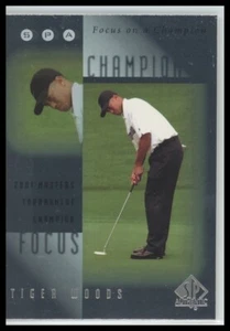 Auténtico enfoque en un campeón SP 2001 #FC7 Tiger Woods - Imagen 1 de 1