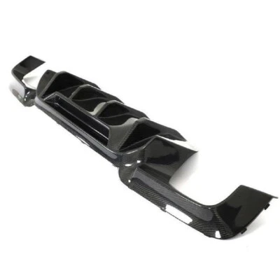 Carbon Fiber Car Rear Diffuser Lip For BMW M5 F10 2012-2016 - Image 1 of 2