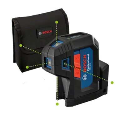 Bosch GPL 5G Professional Green Point Laser Compact 5-point Laser IP65 - EXPRESS - Image 1 of 4