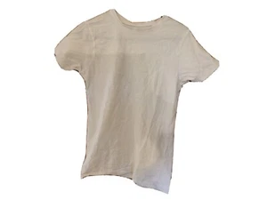 Unisex PRIMARK White Cotton T-shirt Age 10-11 Years T851 - Picture 1 of 3