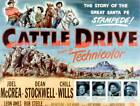 Cattle Drive Poster Joel Mccrea Dean Stockwell Chill Wills Leon  OLD MOVIE PHOTO