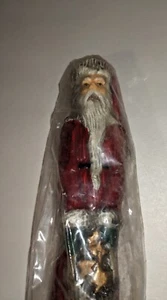 Santa Claus Father Christmas~Decorative Wax Candle~8.5" Tall~Vintage 1990's~NOS - Picture 1 of 5