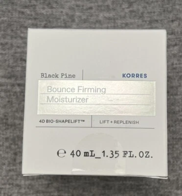 KORRES Black Pine Bounce Firming Moisturizer 40 ml 1.35 oz New Sealed Box - Image 1 of 4