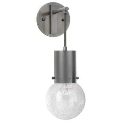Jamie Young Strada 14" High Gun Metal Pendant Wall Sconce - Image 1 of 4