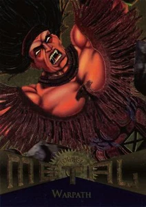 WARPATH / Marvel Metal (1995 Fleer Corp.) BASE Trading Card #123 - Picture 1 of 2