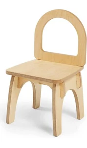 GigaHome MN Series Wood Chair For Kids Birch Plywood + Natural Wood Chair - Picture 1 of 6