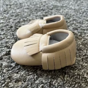 Moccasins Baby Toddler Crib Shoes NWOT Size 12-18 Months - Picture 1 of 6