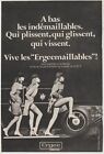 1969 Ergee French Press Ad Low Press Ad