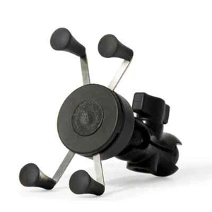 Support de rail de guidon de vélo Ram support X-Grip téléphone portable noir - Photo 1 sur 6