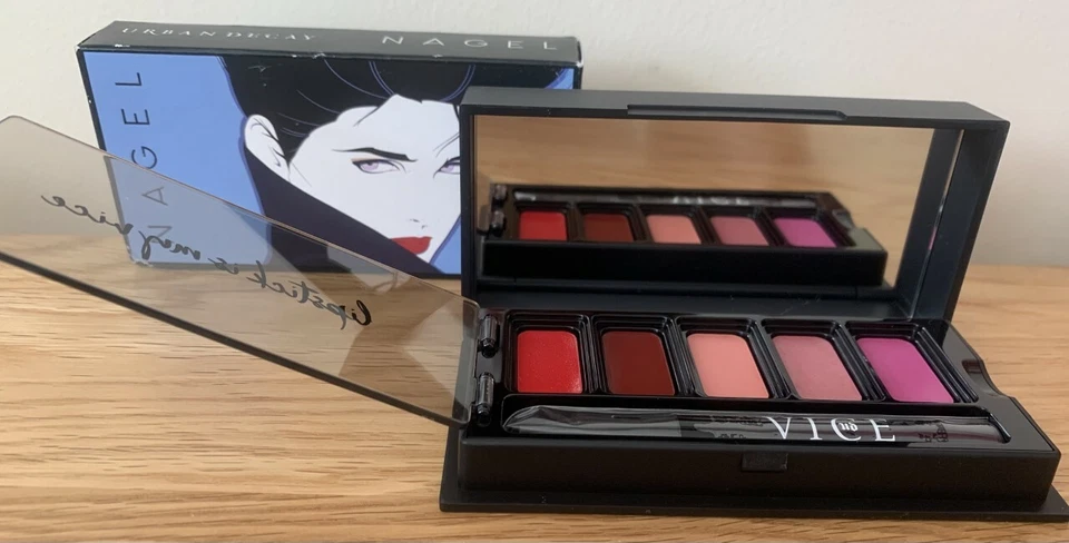 Urban Decay Nagel Vice Lipstick Palette with 5 Lipsticks and brush set - Image 1 of 1
