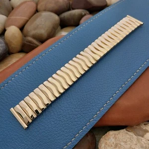 18mm 19mm Classic 12k Gold-Filled 1950s nos Vintage Watch Band JB Champion - Picture 1 of 6