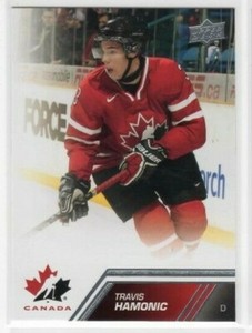 Travis Hamonic 2013 Upper Deck Team Canada Hockey Base Common #92