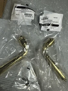 BALDWIN DOOR LEVER PAIR 5440V.MR Luxury Colonial Estate Brass - Picture 1 of 13