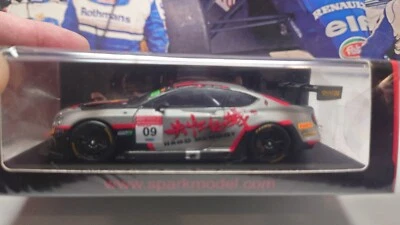 SPARK - BENTLEY CONTINENTAL GT3 - CHINESE GT 2017 - 1:43 SCALE MODEL CAR SP178 - Image 1 of 4