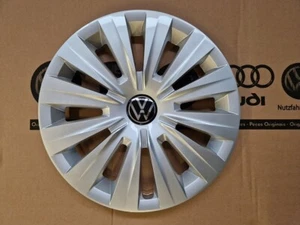 1X Original VW Golf 7 8 Radzierblenden Radkappe Abdeckung NEU! 1 stuck 15zoll - Picture 1 of 5