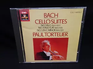 Bach / Paul Tortelier – Cello Suites Nos. 1, 4 & 5 - NM - NEW CASE!!! - Picture 1 of 4