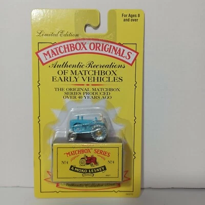 Moko Lesney Genuine Matchbox Originals No. 4 (34370) Blue Tractor - Image 1 of 4