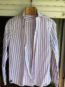 HACKETT CAMISA SHIRT Talla S Lino Algodón Original Con Defecto - Imagen 1 de 8
