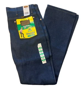 Wrangler 936 Cowboy Cut Rigid Slim Fit Jeans - passt über Stiefel - Größe 36x34 Neu - Bild 1 von 2