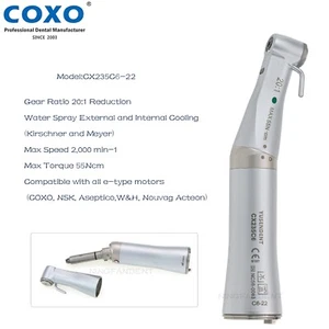 COXO Dental Implant Handpiece 20:1 Contra Angle Fiber Optic NSK Ti-Max X-DSG20L - Picture 1 of 8