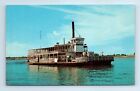 Mississippi Ms River Ferry Boat Postcard C1960s Postcard