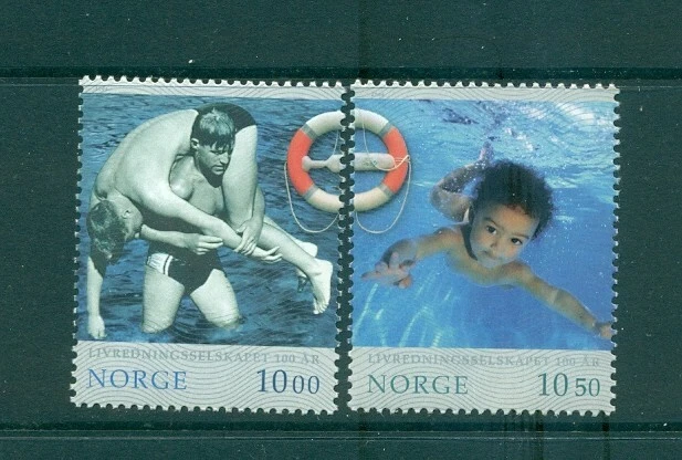 Norway - Sc# 1460-1. 2006 Norwegian Lifesaving Society. MNH $6.00. - Image 1 of 1