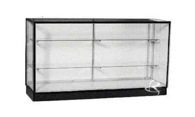 Vitrine de vidro Extra Vision com moldura de alumínio preta - Imagem 1 de 2