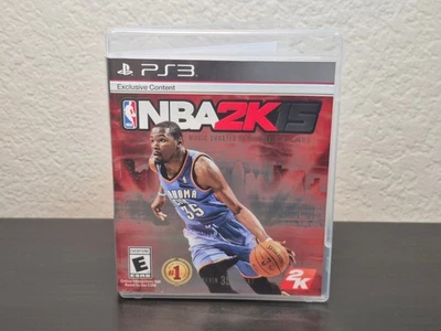 PS3 NBA 2K15 Basketball Game Complete CIB + Manual Near Mint Disc 2K Sports - Image 1 of 3