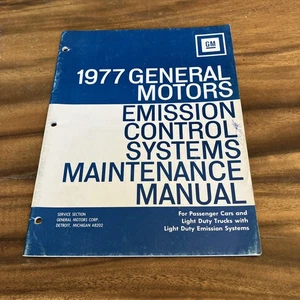 1977 GM Emission Control Systems Maintenance Manual - Bild 1 von 8