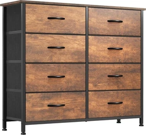 YITAHOME 8 Drawers Fabric Dresser, Furniture Storage Tower Cabinet, Organizer fo - Picture 1 of 7