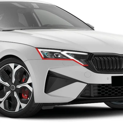 Devil Eye® Scheinwerfer Folie Octavia 8mm Stripe Tuning Zubehör Streifen KX004 - Bild 1 von 4