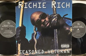 RICHIE RICH Seasoned Veteran - 1996 1st Press Def Jam 2-LP PROMO - PLAYS EX - Picture 1 of 7