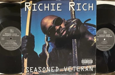 RICHIE RICH Seasoned Veteran - 1996 1st Press Def Jam 2-LP PROMO - PLAYS EX - Image 1 of 4