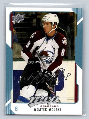 2008-09 Upper Deck MVP #75 Wojtek Wolski Colorado Avalanche - Imagem 1 de 2
