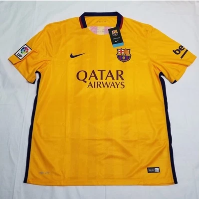 2016 2017 FC Barcelona Away Jersey Kit - Nike Adult XL - Authentic New With Tags - image 1 of 4