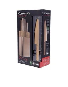 Cuisine Pro Daisho Nara 6 Stück Messerblock Kupfer 399 $ Einzelhandel - Bild 1 von 3