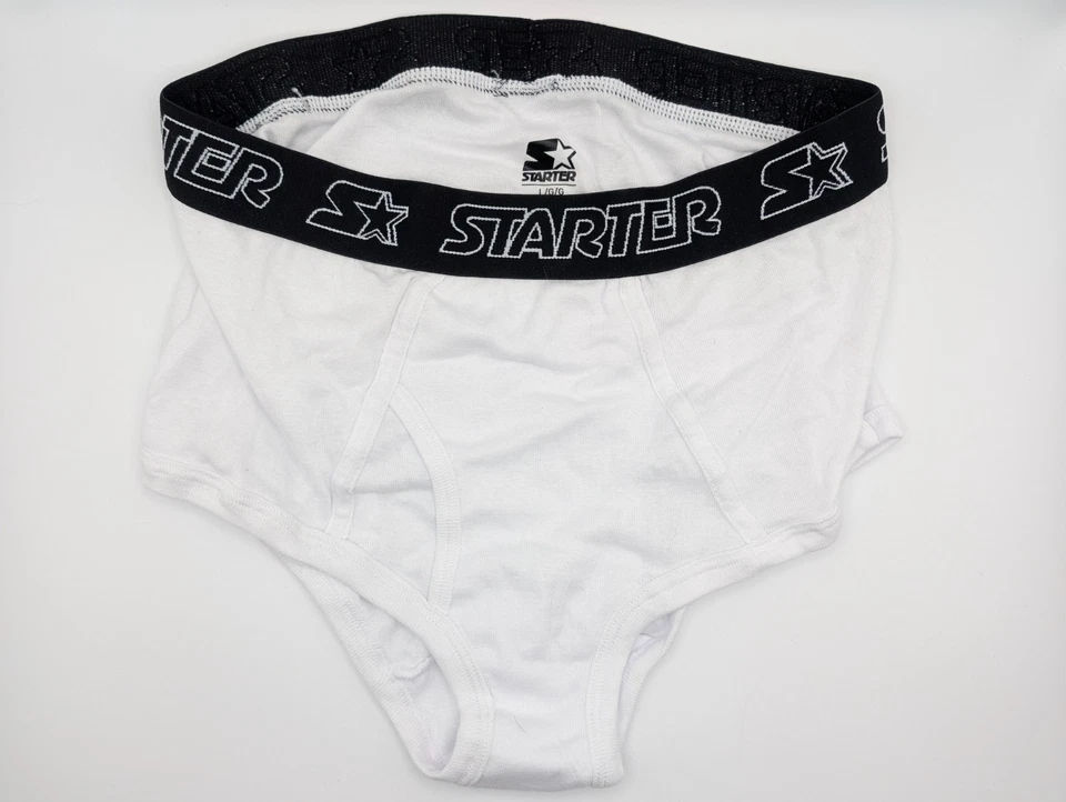 Mens Starter Whitey Tighty Brief - Large - White - Rare - Image 1 of 1