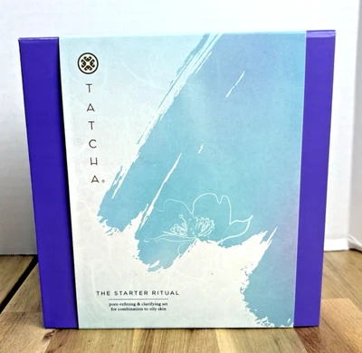 Tatcha The Starter Ritual Pore-Refining & Clarifying Set 5-Piece New Boxed - Image 1 of 4