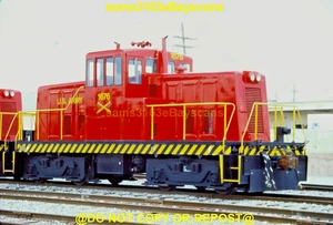 ORIGINAL SLIDE US ARMY 80 TON GE LOCOMOTIVE 1676 EUSTIS VA 1994 - Picture 1 of 1