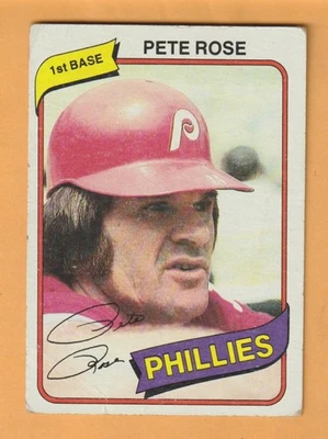 Pete Rose Philadelphia Phillies 1980 Topps #540 - Image 1 of 2