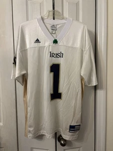 Camiseta irlandesa vintage Adidas Notre Dame - trébol cosido -L - Imagen 1 de 8