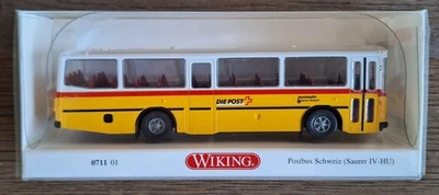 Wiking 071101 Saurer IV-HU Postbus Schweiz 1:87 - Bild 1 von 2