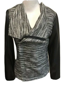 Stitch Fix 41 Hawthorn Jacket Women's Size S Silver Black Gold Thread Metallic - Picture 1 of 7