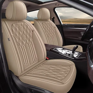 For Hyundai Elantra 2017-2024 luxury leather Full Set Car 5-Seat Covers Cushion - Picture 1 of 8