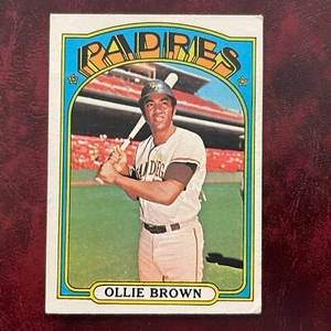 1972 Topps Set OLLIE BROWN semi high #551 SAN DIEGO PADRES - VG-EX - Picture 1 of 2