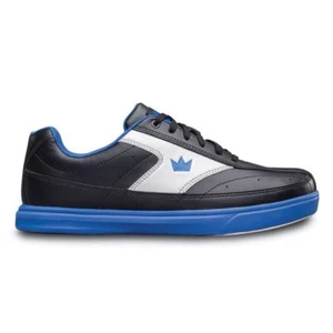 Brunswick Renegade Bowling Shoes Black Royal Wide - Picture 1 of 2