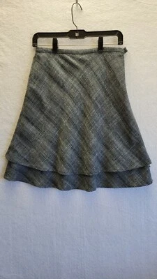 Falda para mujer Karen Scott talla 6P falda azul oscuro poliéster rayón Foto 1 de 4