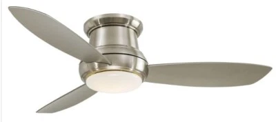 MINKA AIRE CONCEPT II 52" F519L-BN HUGGER CEILING FAN BRUSHED NICKEL BN REMOTE - Image 1 of 2